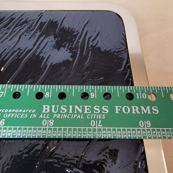 Banana Republic Patent Leather and Brass Clutch - Picture 8 of 9